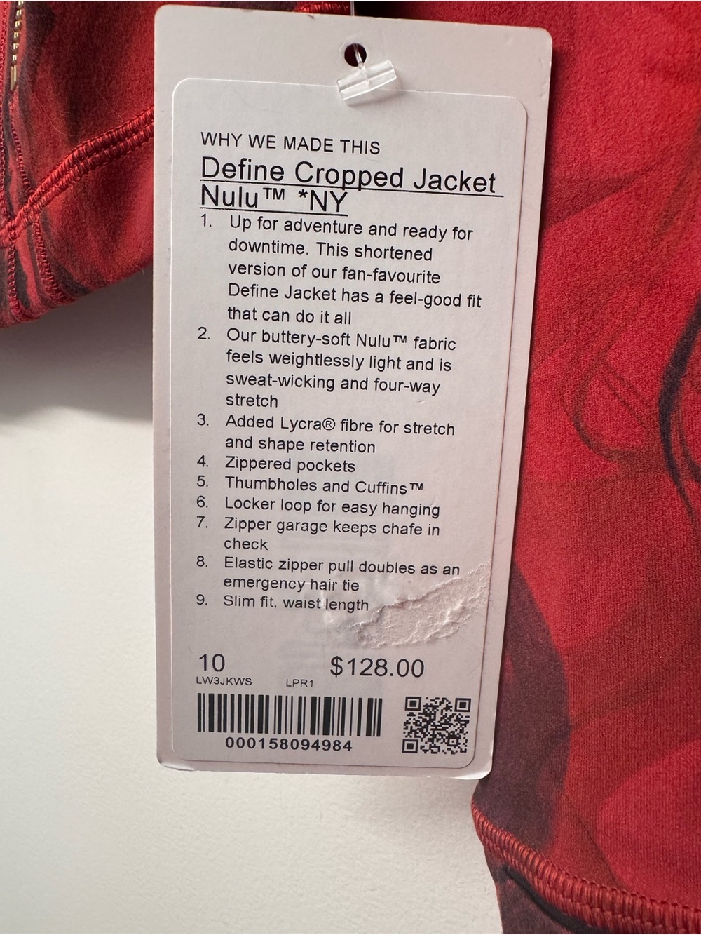 NWT Lululemon Lunar New Year Define Cropped Jacket - Picture 5 of 6
